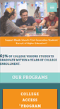 Mobile Screenshot of collegevisions.org